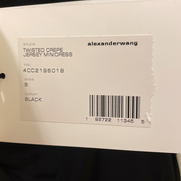 Alexanderwang.T Twisted Crepe Jersey Mini Dress - Picture 4 of 4